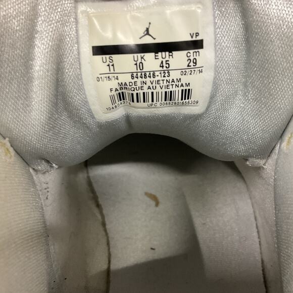 Nike Air Jordan Flight 45 Men’s Size 11 White Grey shoes - Picture 5 of 6